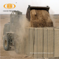 Bastion de barrière défensive du mur de sable métallique militaire Bastion